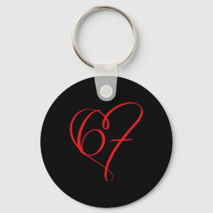 Valentine’s Day 67 Meme 67th Birthday 6 7 Valentin Key Ring
