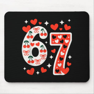 Valentine’s Day 67 Meme Filled With Hearts Funny S Mouse Pad