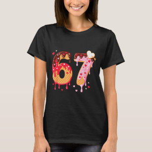Valentine’s Day 67 Meme Filled With Hearts Funny S T-Shirt