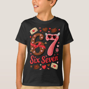 Valentine’s Day 67 Meme Filled With Hearts Funny S T-Shirt