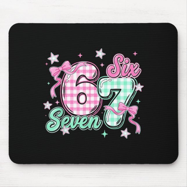 Valentine’s Day 67 Meme Happy Valentines Day Funny Mouse Pad (Front)
