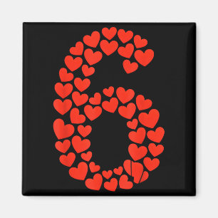 Valentine’s Day 67 With Heart Matching Couple Vale Magnet
