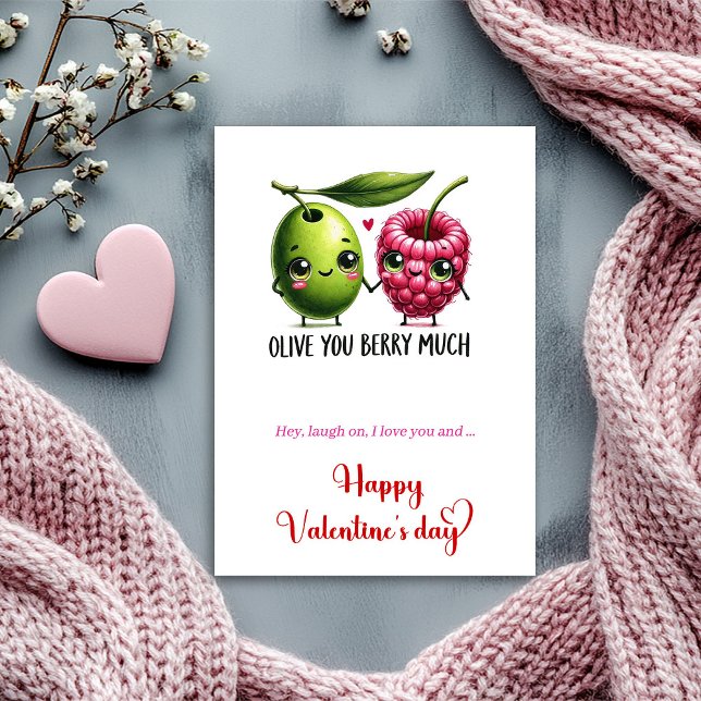 Valentine’s Day Card Funny Quote Cartoon Fruits (Valentine’s Day Card Funny Quote Cartoon Fruit)