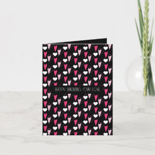 Valentine’s Day Cute Hearts Pattern Card