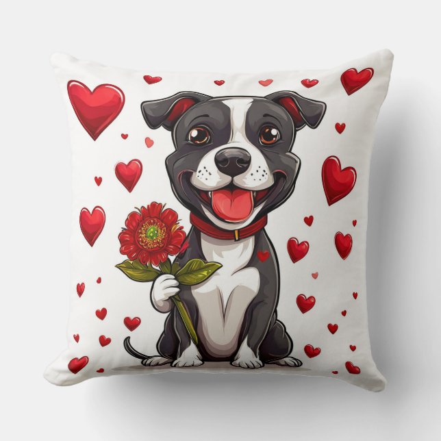 Valentine’s Day dog Cushion (Front)