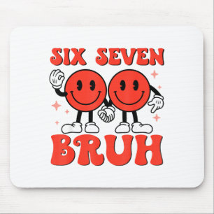 Valentine’s Day Funny 67 Meme Six Seven 6 7 Valent Mouse Pad