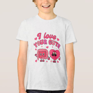 Valentine’s Day Gastro Endoscopy Nurse I Love Your Tri-Blend Shirt