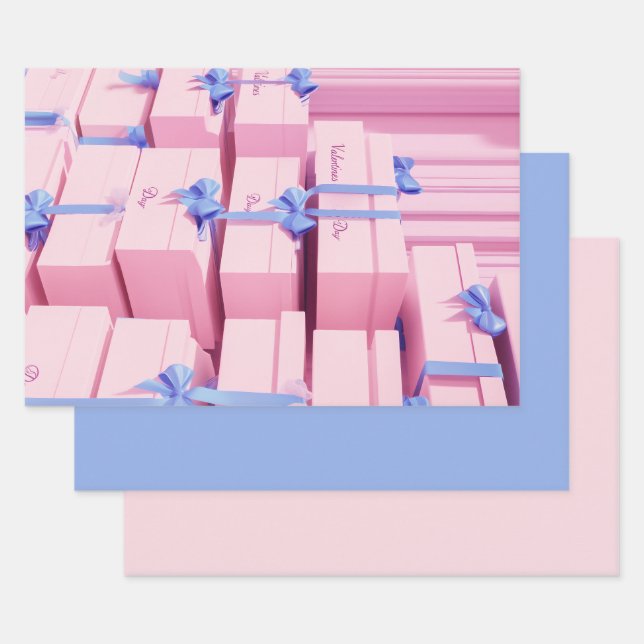 Valentine’s Day Gift Extravaganza Wrapping Paper Sheet (Set)
