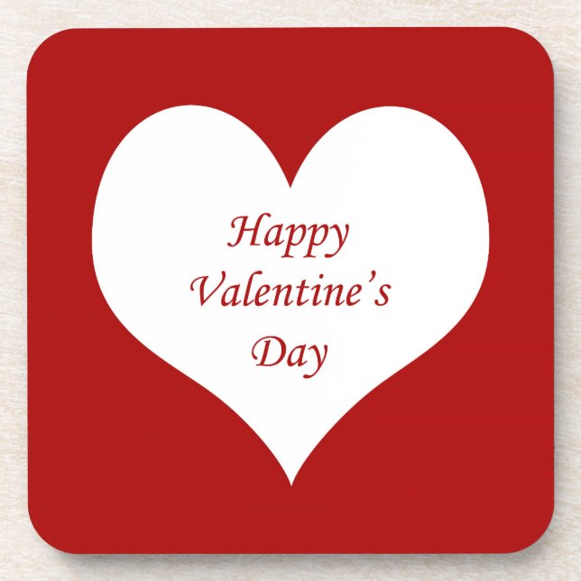 Valentine’s Day Heart Coaster (Front)