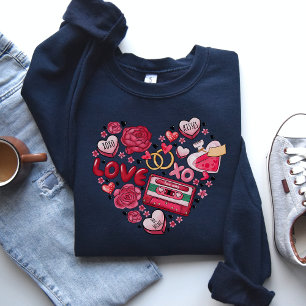 Valentine’s Day heart shirt, Valentine's gift Sweatshirt