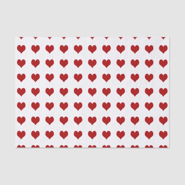 Valentine’s Day Heart Tissue Paper (Front)