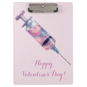 Valentine’s Day Love Injection Design Clipboard
