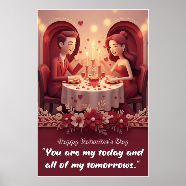 Valentine’s Day Love Quote Poster (Front)