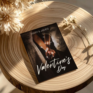 Valentine’s Day Photo Romantic Couple Love Holiday Postcard