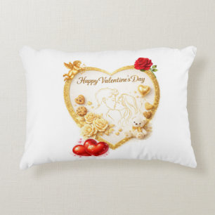 Valentine`s Day Pillow - two loving people