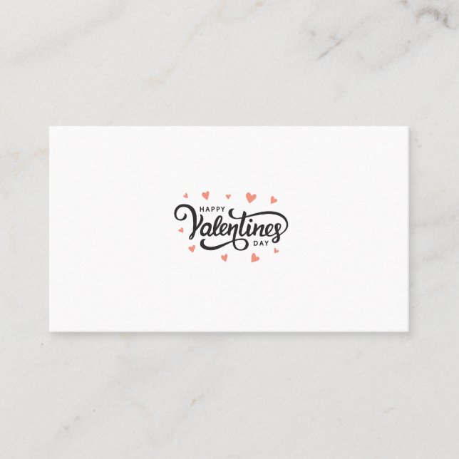 Valentine’s Day Shirt | Cute & Romantic Gift  Business Card (Front)