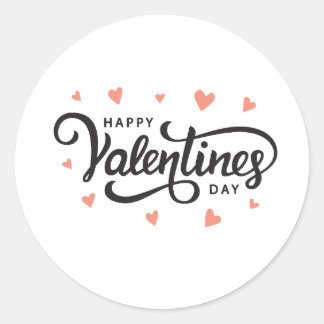 Valentine’s Day Shirt | Cute & Romantic Gift Classic Round Sticker