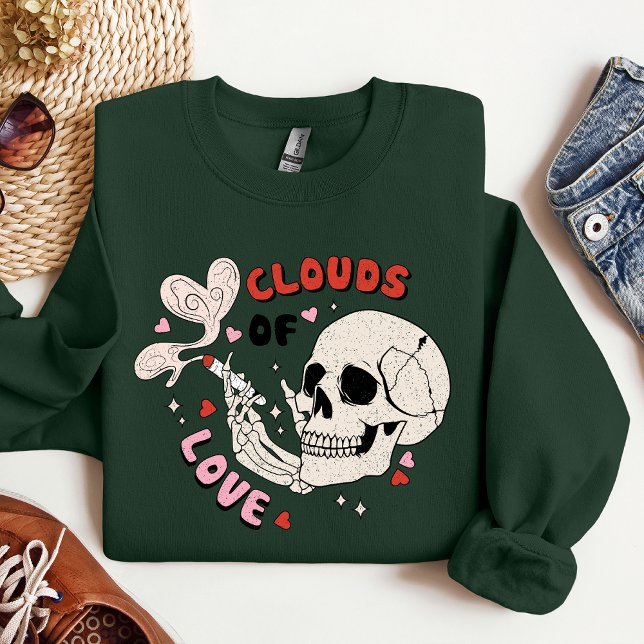 Valentine’s Day skeleton shirt, Valentine's gift Sweatshirt (Creator Uploaded)