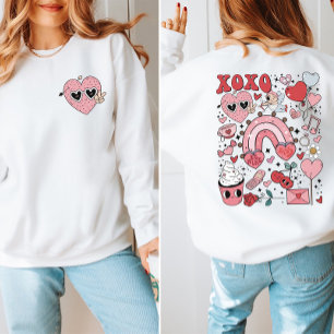 Valentine’s Day Sweatshirt Back & Front print