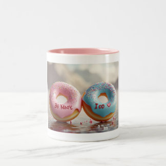 Valentine’s Sweetheart Doughnut Two-Tone Coffee Mug