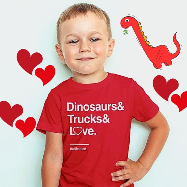 valentine sayings kids dinosaur tshirts (Creator Uploaded)