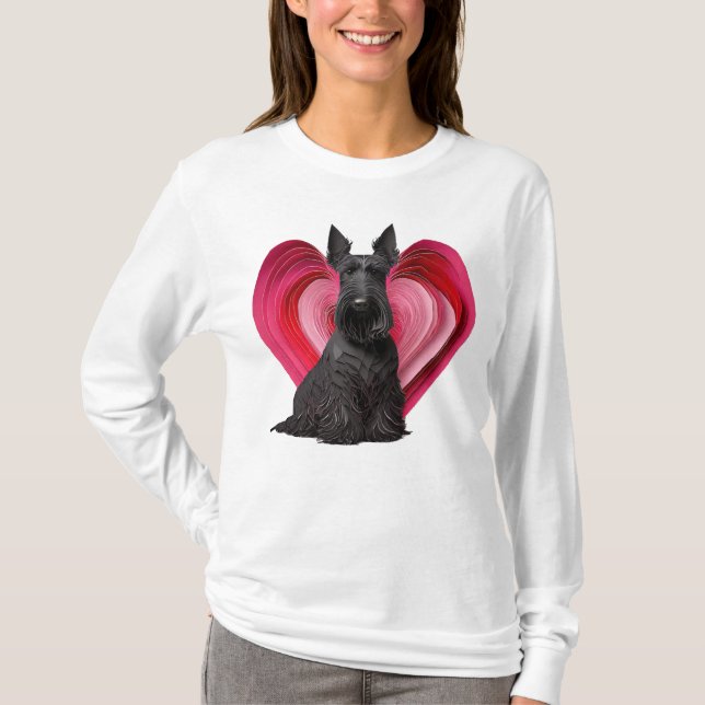 Valentine Scottie T-Shirt (Front)