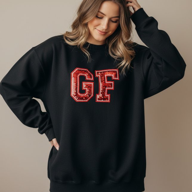 Valentine Sequin Patchwork Sweatshirt (Creator Uploaded)