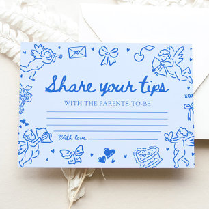 Valentine Share Your Tips for The Parents Game Enclosure Card