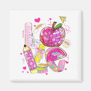 Valentine Six Seven 6 7 Cake Bow Meme Heart Women  Magnet