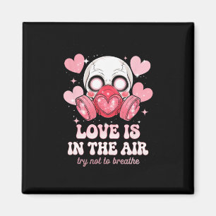 Valentine Skull Gas Mask Kawaii Love Aesthetic _4 Magnet