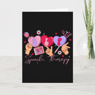 Valentine Slp Speech Language Pathologist Student  Card