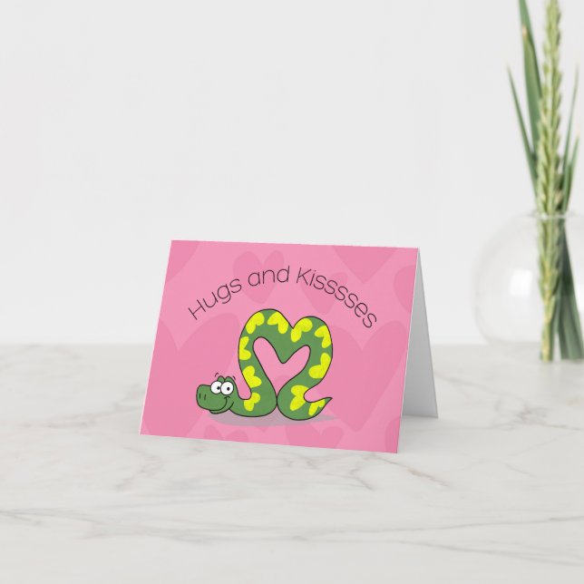 Valentine Snake Card (Front)