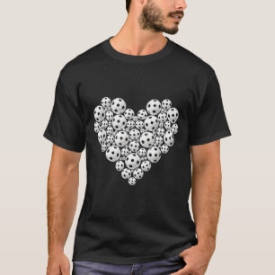 Valentine Soccer Heart Drip Srt Love Valentines Da T-Shirt