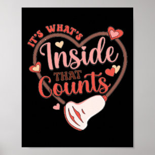 Valentine Sonography Tech Heart Transducer Ultraso Poster