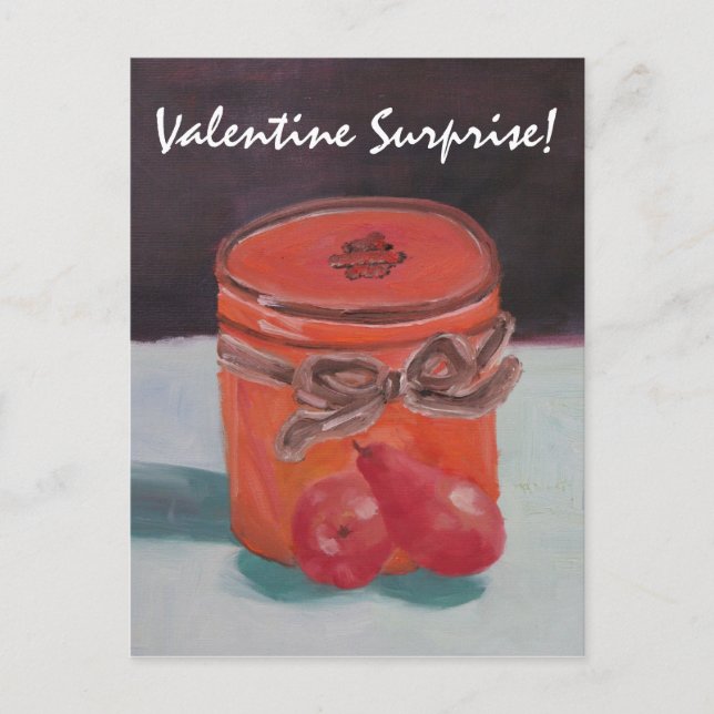 Valentine Surprise! Holiday Postcard (Front)