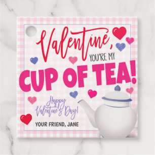 Valentine Tea Gift Tag