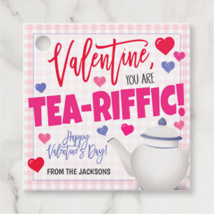Valentine Tea Gift Tag