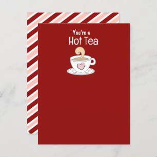 Valentine Tea Party Favour Postcard