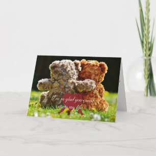 Valentine Teddy Bears Card