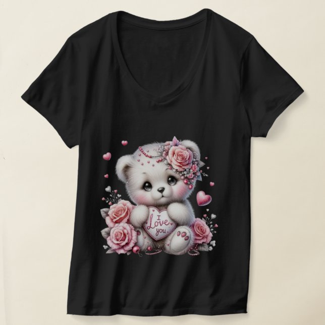 Valentine theme T-Shirt (Laydown)