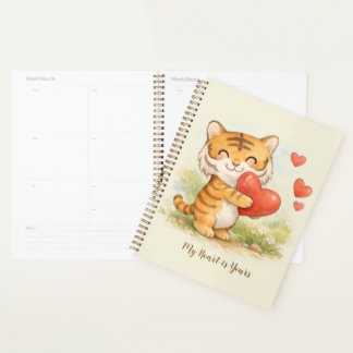 Valentine tiger planner