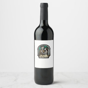 Valentine Till Death Do Us Part Classic Wine Label