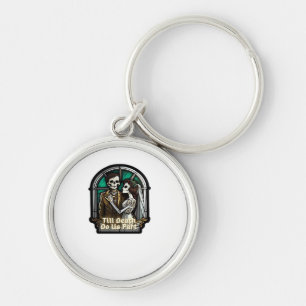Valentine Till Death Do Us Part Romantic Style Key Ring