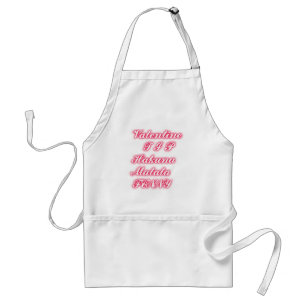 Valentine Tip: Hakuna Matata Funny Text Art Print Standard Apron