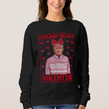 Valentine Trump Is My Valentine Coquette Bow Heart