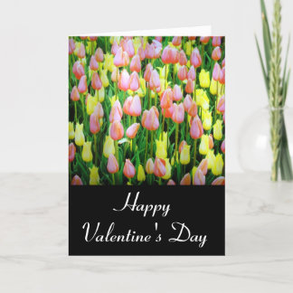 valentine tulips holiday card