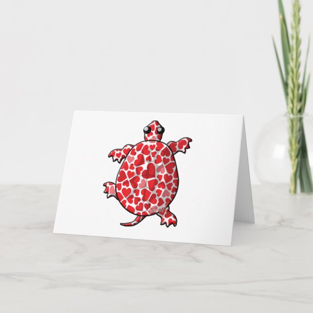 Valentine Turtles Holiday Card (Front)