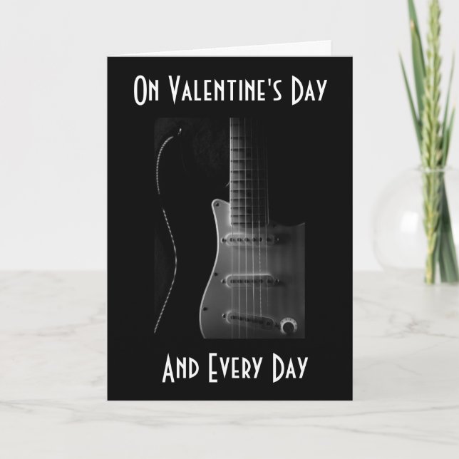 *VALENTINE* U BRING MUSIC TO MY LIFE/HEART DANCE HOLIDAY CARD (Front)