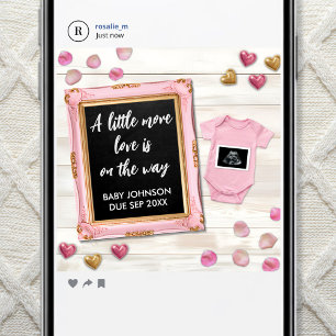 Valentine Ultrasound Photo Social Media Announcement