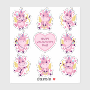 Valentine Unicorn Cupids